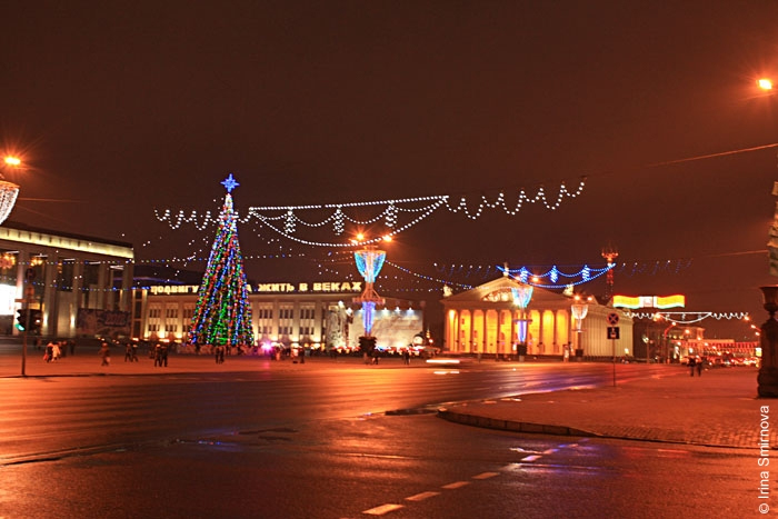 Красивый Новогодний Минск